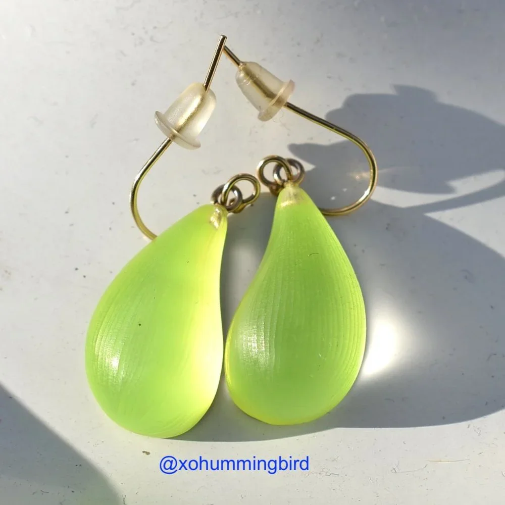 Alexis Bittar | Lucite Dewdrop Earring (Neon Yellow)